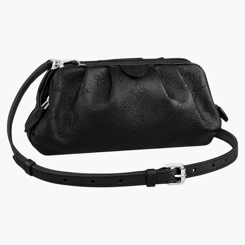 Louis Vuitton Scala Pouch Mini Mahina Perforated Black