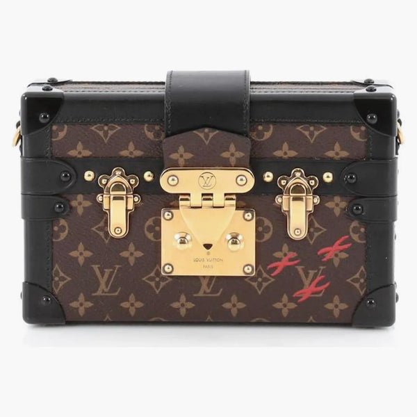 Louis Vuitton Petite Malle Monogram Black/brown
