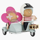 Louis Vuitton Side Car Vivienne & Gaston Wood Figure Gi0573 Multi