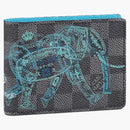 Louis Vuitton Slender Wallet Damier Graphite Stamps