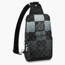 Louis Vuitton Sling Bag Avenue Damier Graphite Giant White