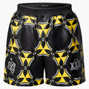 Louis Vuitton Soccer Ball Patchwork Leather Shorts Lemon Curry