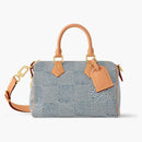 Louis Vuitton Speedy 25 Bandouliere Damier Denim 3d Blue Denim
