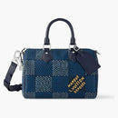 Louis Vuitton Speedy 25 Bandoulière Damier Heritage Blue