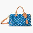 Louis Vuitton Speedy P9 Bandoulière 40 Monogram Leather Blue