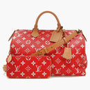 Louis Vuitton Speedy P9 Bandoulière 40 Monogram Leather Red
