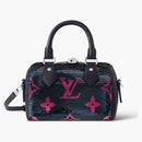 Louis Vuitton Speedy Bandouliere 18 Navy Fuchsia