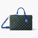 Louis Vuitton Speedy Bandouliere 40 Damier Heritage Blue Green