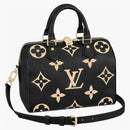Louis Vuitton Speedy Bandouliere Monogram Empreinte Black/beige