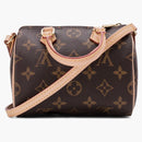 Louis Vuitton Speedy Bandouliere Monogram Nano Brown