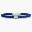 Louis Vuitton Split Leather Bracelet Cobalt/navy Blue