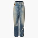 Louis Vuitton Sunfaded Effect Denim Skate Pants Indigo