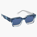 Louis Vuitton Sunglasses 1.1 Millionaires Monogram Bandana Bleached Blue/blue Lenses (z1690e)