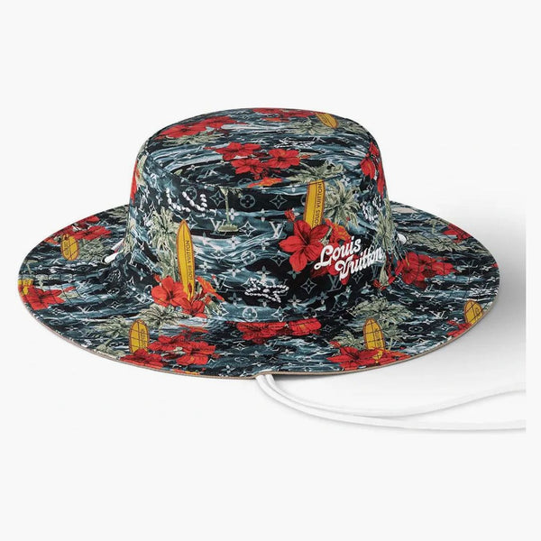 Louis Vuitton Surfin' Monogram Explorer Reversible Bucket Hat Navy