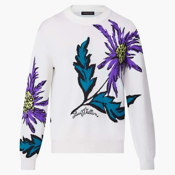 Louis Vuitton Thistle Intarsia Pullover Multicolor