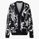 Louis Vuitton Thistle Jacquard Cardigan Black