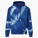 Louis Vuitton Tie&dye Hoodie With Lv Signature Heather/grey/blue