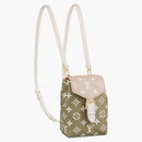 Louis Vuitton Tiny Backpack Khaki Green/beige/cream