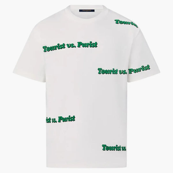 Louis Vuitton Tourist Vs Purist Printed Tee Green