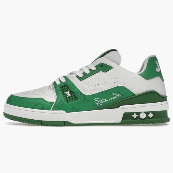 Louis Vuitton Trainer #54 Signature Green White
