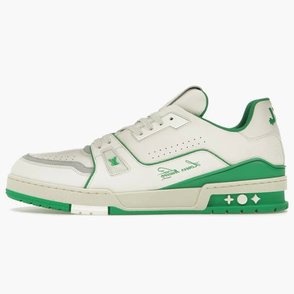 Louis Vuitton Trainer #54 Signature White Green