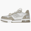 Louis Vuitton Trainer Beige White
