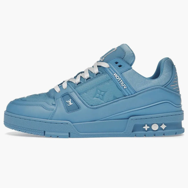 Louis Vuitton Trainer Blue Embossed Monogram