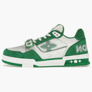 Louis Vuitton Trainer Green Monogram Denim
