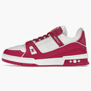 Louis Vuitton Trainer Low White Fuchsia
