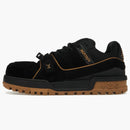 Louis Vuitton Trainer Maxi Black Brown Suede