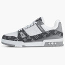 Louis Vuitton Trainer Monogram Denim Grey White