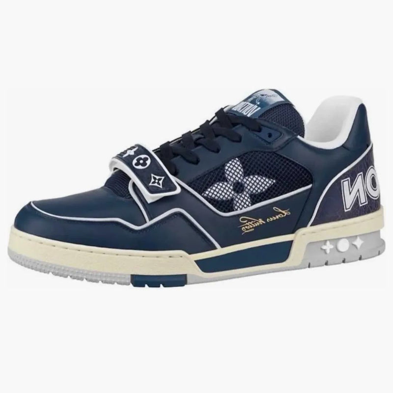Louis Vuitton Trainer Navy Mesh