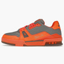 Louis Vuitton Trainer Orange Grey