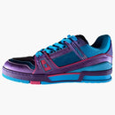 Louis Vuitton Trainer Purple Teal Metallic