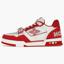 Louis Vuitton Trainer Red Monogram Denim