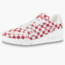 Louis Vuitton Trainer Red White Damier