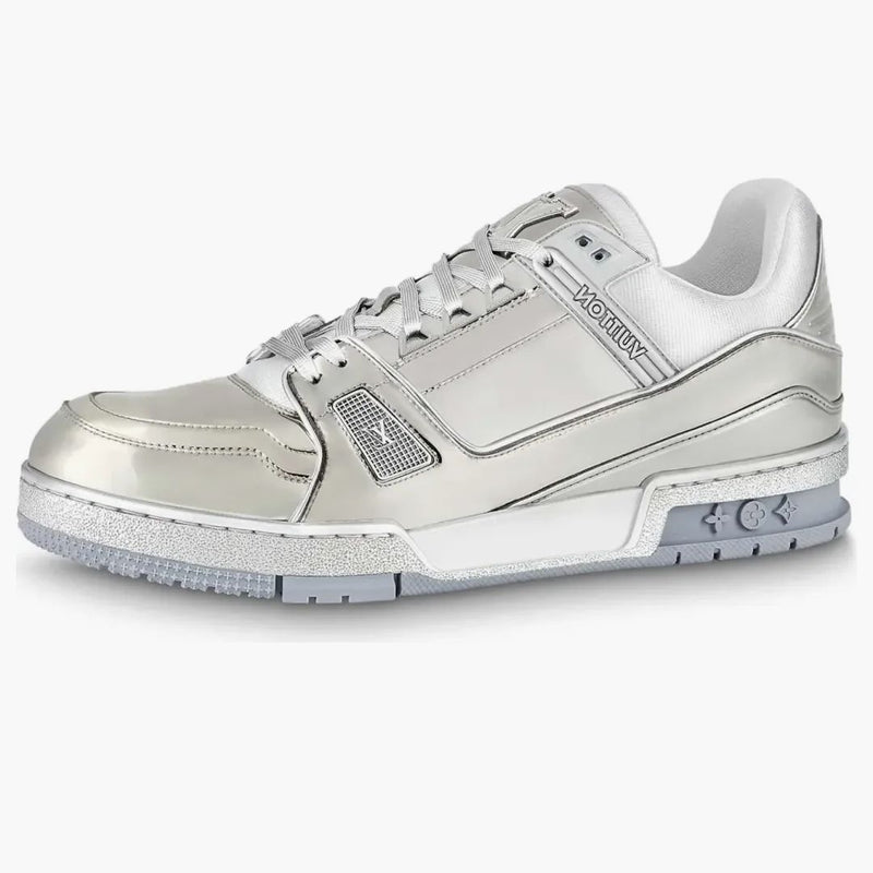 Louis Vuitton Trainer Silver White