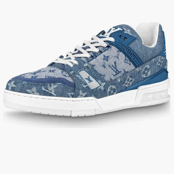 Louis Vuitton Trainer Sneaker Denim Monogram