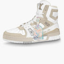 Louis Vuitton Trainer Sneaker White Iridescent