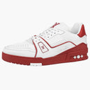 Louis Vuitton Trainer White Red Signature