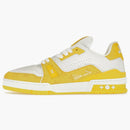 Louis Vuitton Trainer White Yellow Monogram