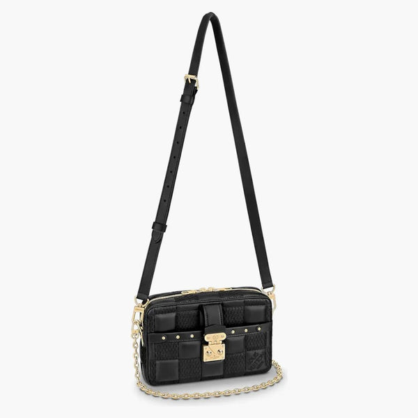 Louis Vuitton Troca Pm Damier Quilt Black