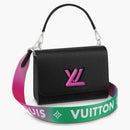 Louis Vuitton Twist Mm Epi Grained Leather Black/pink/green Gradient