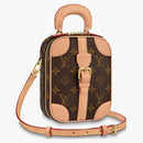 Louis Vuitton Vertical Mini Luggage Monogram Brown