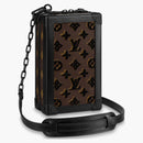 Louis Vuitton Vertical Soft Trunk Monogram Tuffetage Black