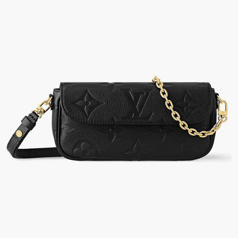 Louis Vuitton Wallet On Chain Ivy Black