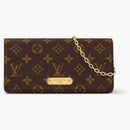 Louis Vuitton Wallet On Chain Lily Monogram