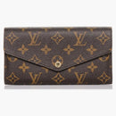 Louis Vuitton Wallet Sarah Monogram Nm Brown Lining