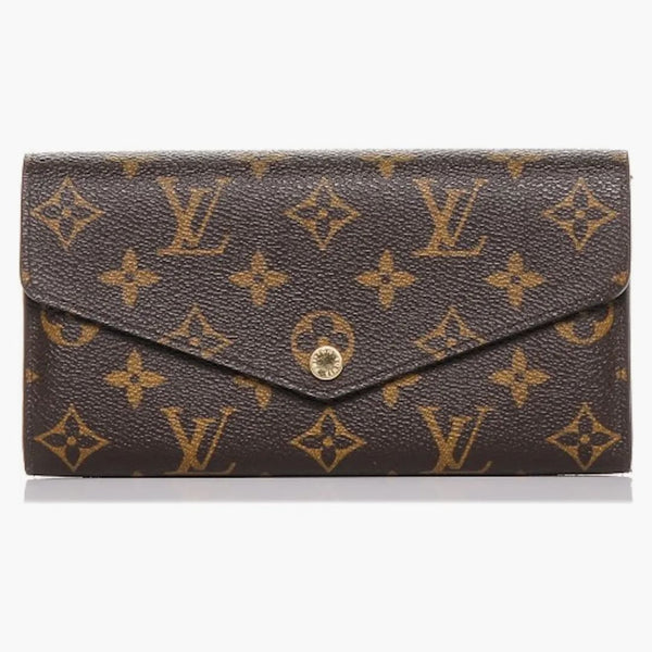 Louis Vuitton Wallet Sarah Monogram Nm Brown Lining