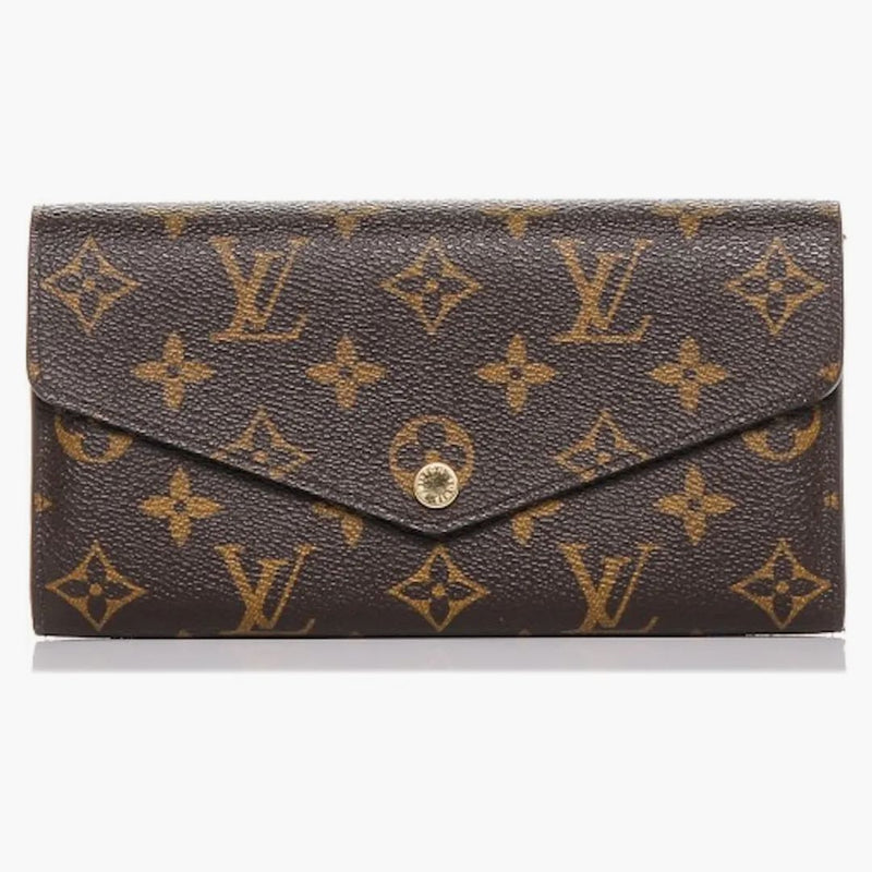 Louis Vuitton Wallet Sarah Monogram Nm Brown Lining
